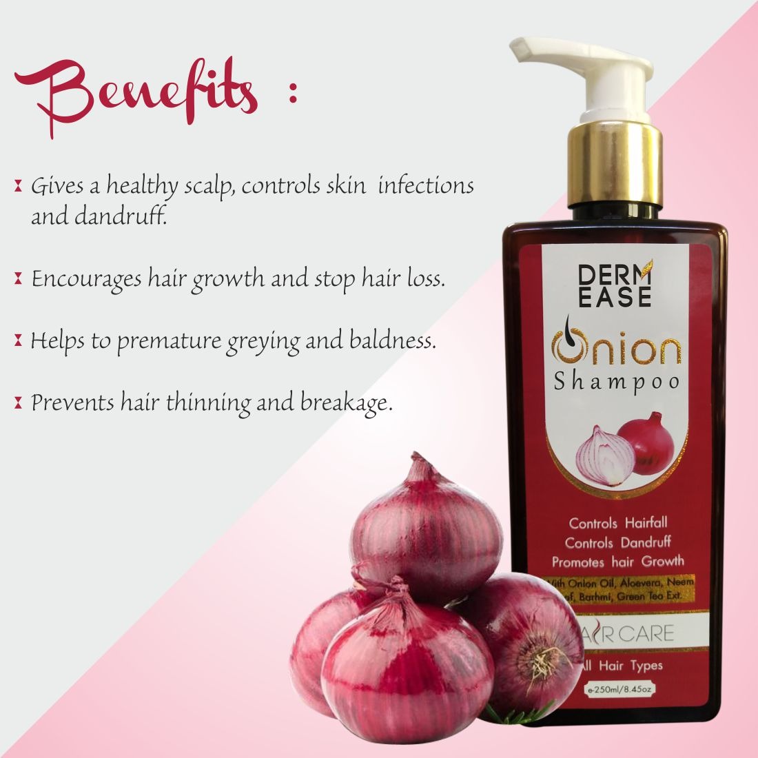 DERM EASE Onion Shampoo